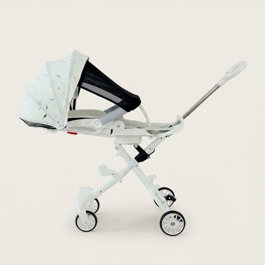 SmartCare Baby Stroller with Dinner Plate and Accessories