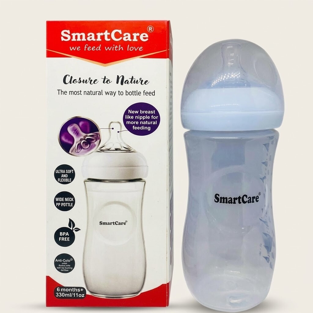 SmartCare Wide Neck Baby Feeder – 330ml