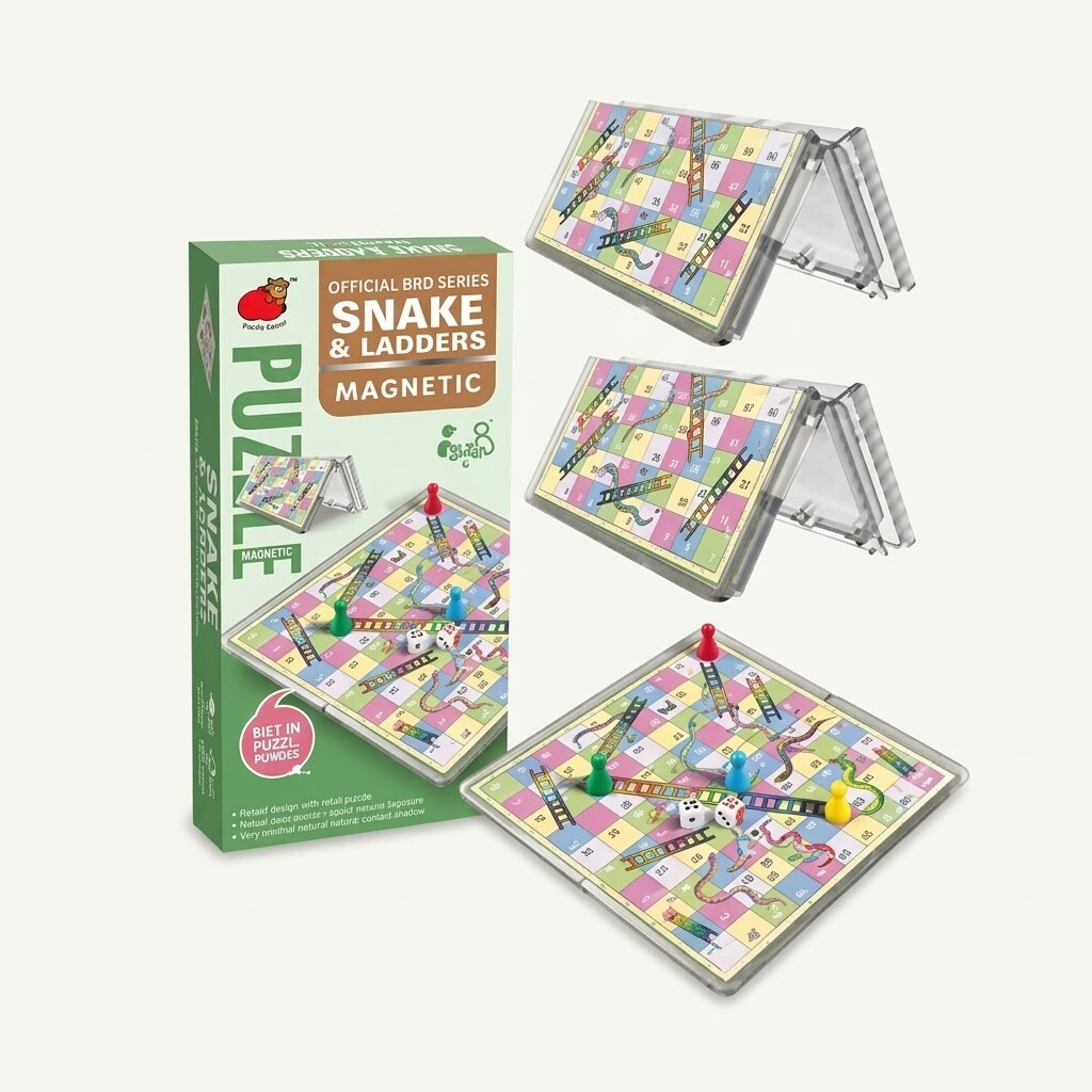 Bear Card Magnetic Snake & Ladders mini 3+ (1002)