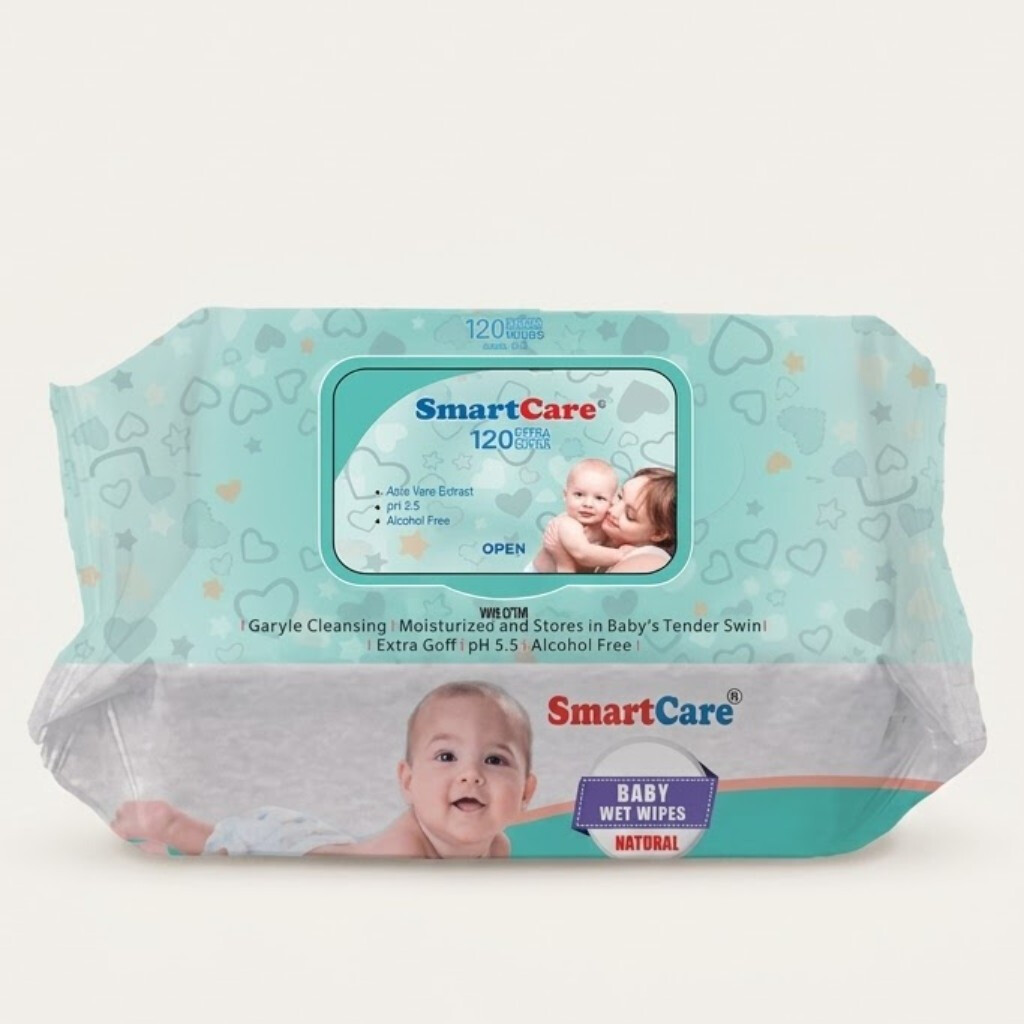 SmartCare Wet Wipes With Fliptop 120pcs