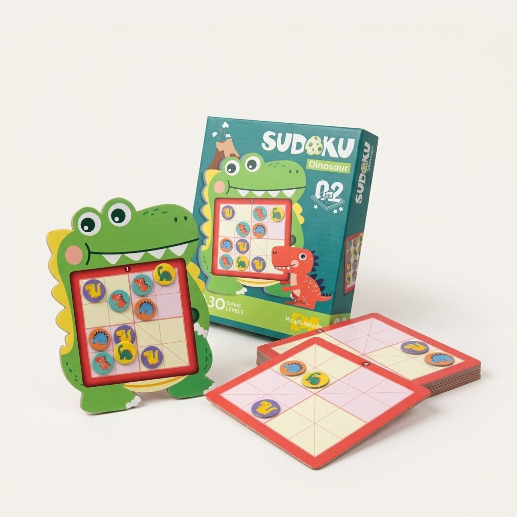 PlayfulMario Lv-02 Sudoku Dinosaur 4-6+ (88790)