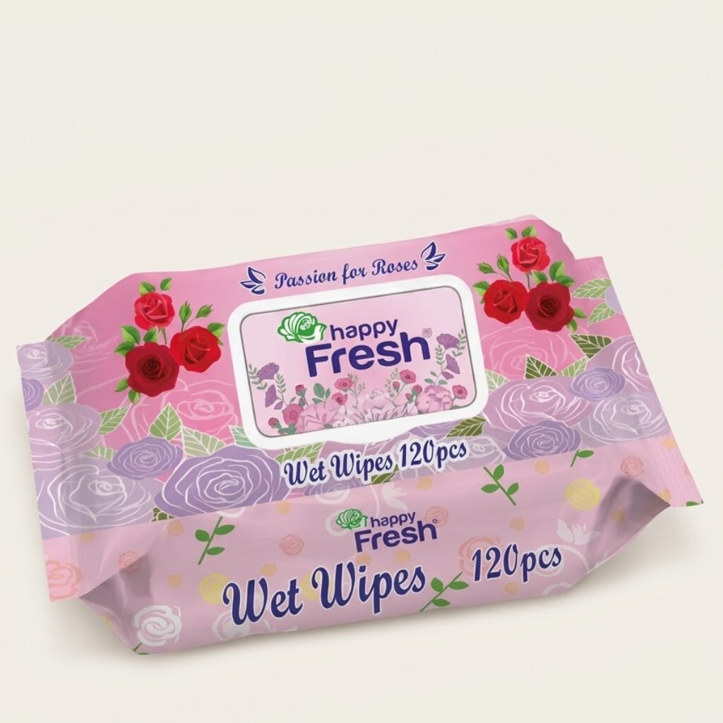 Happy Fresh Wet Wipes with Fliptop 120pcs