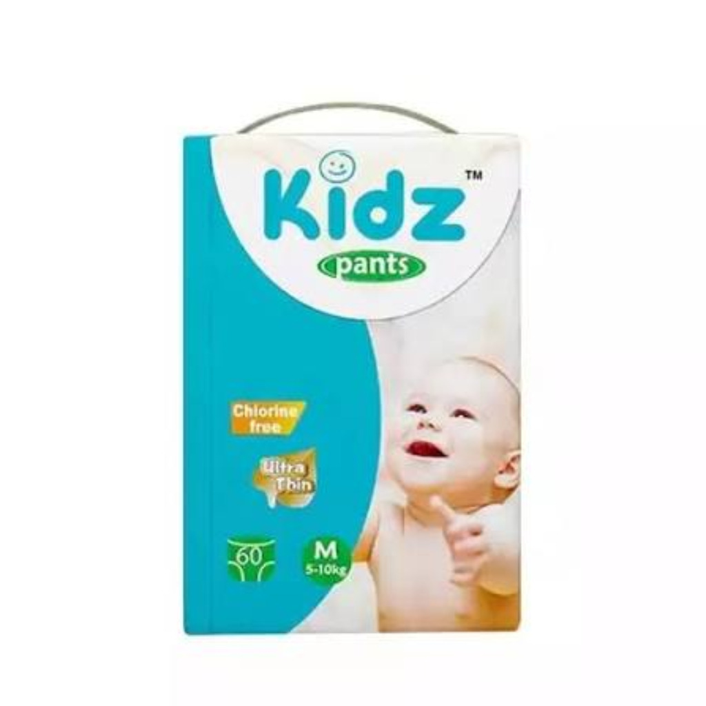 Kidz Baby Diaper Pant System M (5-10kg) - 60 pcs thumbnail 1