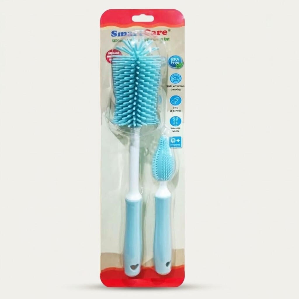 SmartCare Silicone Bottle & Brush Set