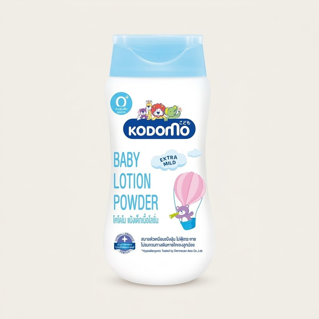Kodomo Baby Lotion Powder - Extra Mild (180ml)