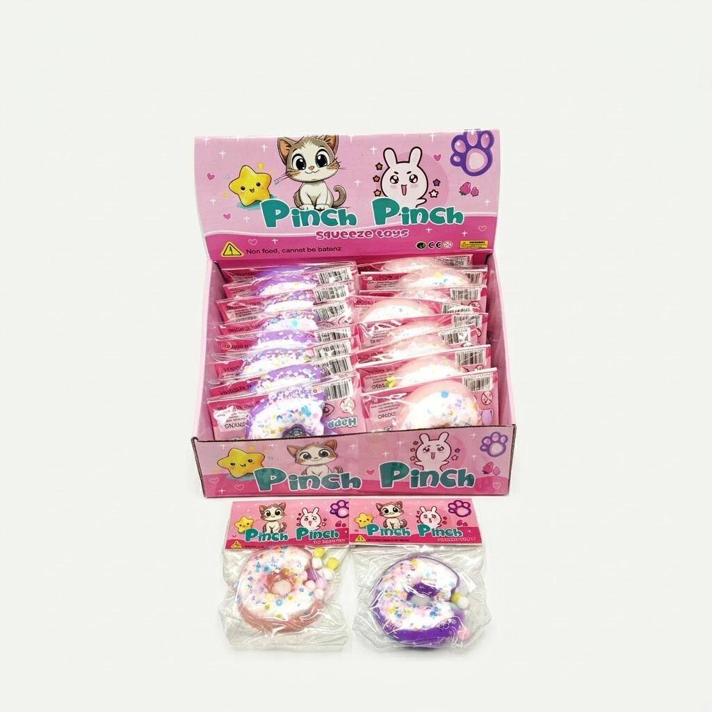 Pinch Pinch Doughnut Squeeze 3+ Toy