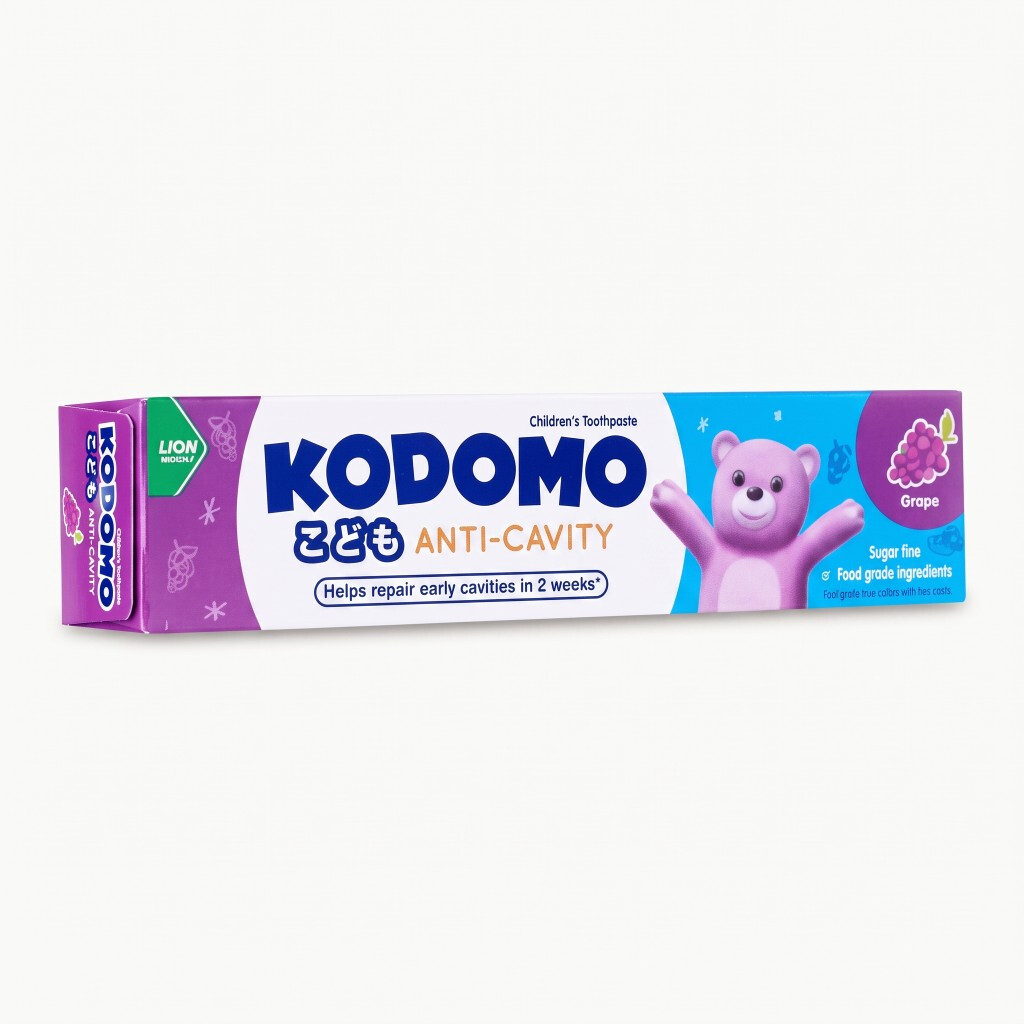 Kodomo Anti Cavity Toothpaste Grape (0-6 Years) - 80g