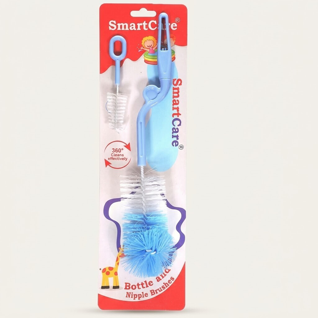 SmartCare Bottle & Nipple Brush Set (Rotation)