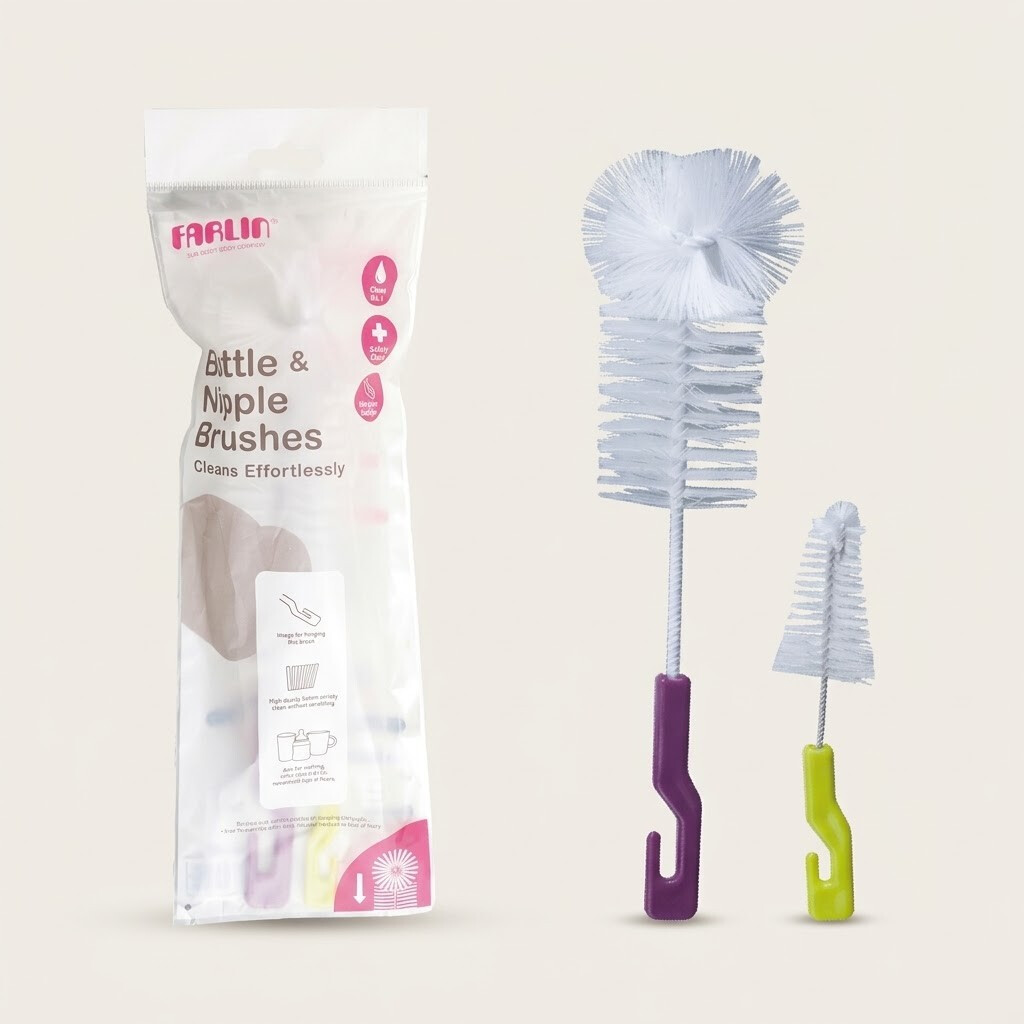 Farlin Bottle & Nipple Brushes BF-250