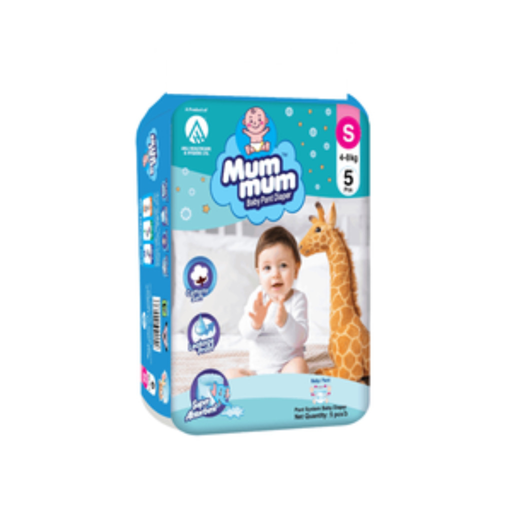 Mum Mum Baby Pant S (4-8 Kg) - 42 Pcs thumbnail 1