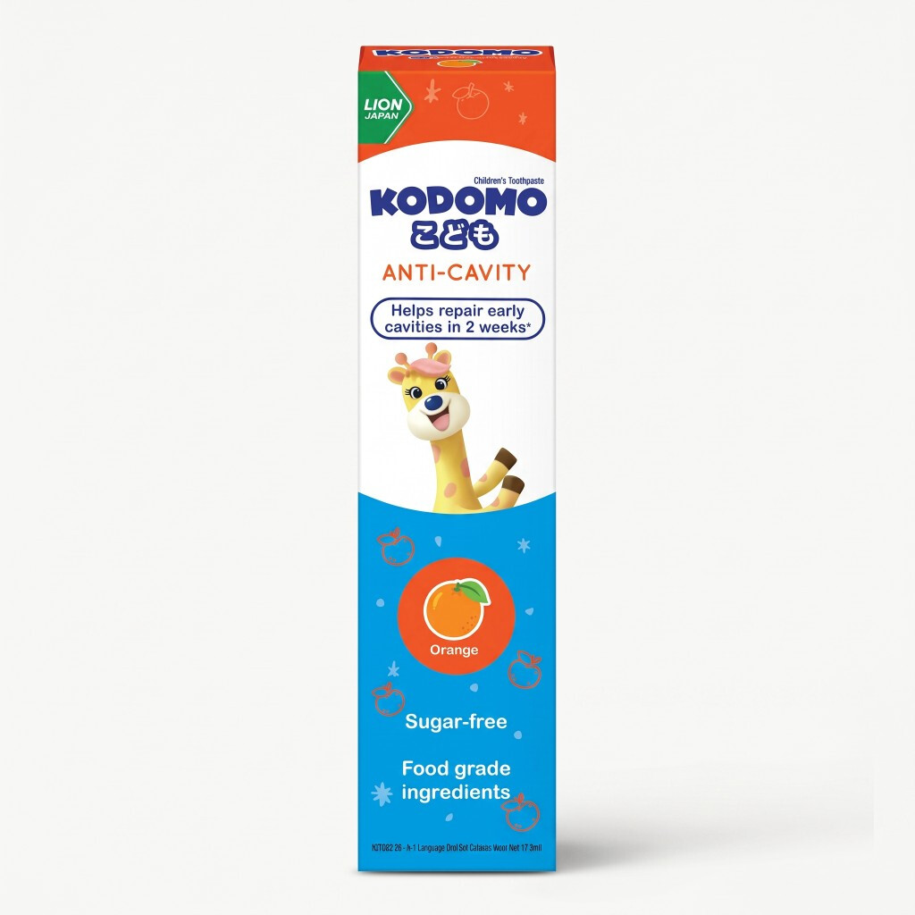 Kodomo Anti Cavity Toothpaste Orange (0-6 Years) - 80g