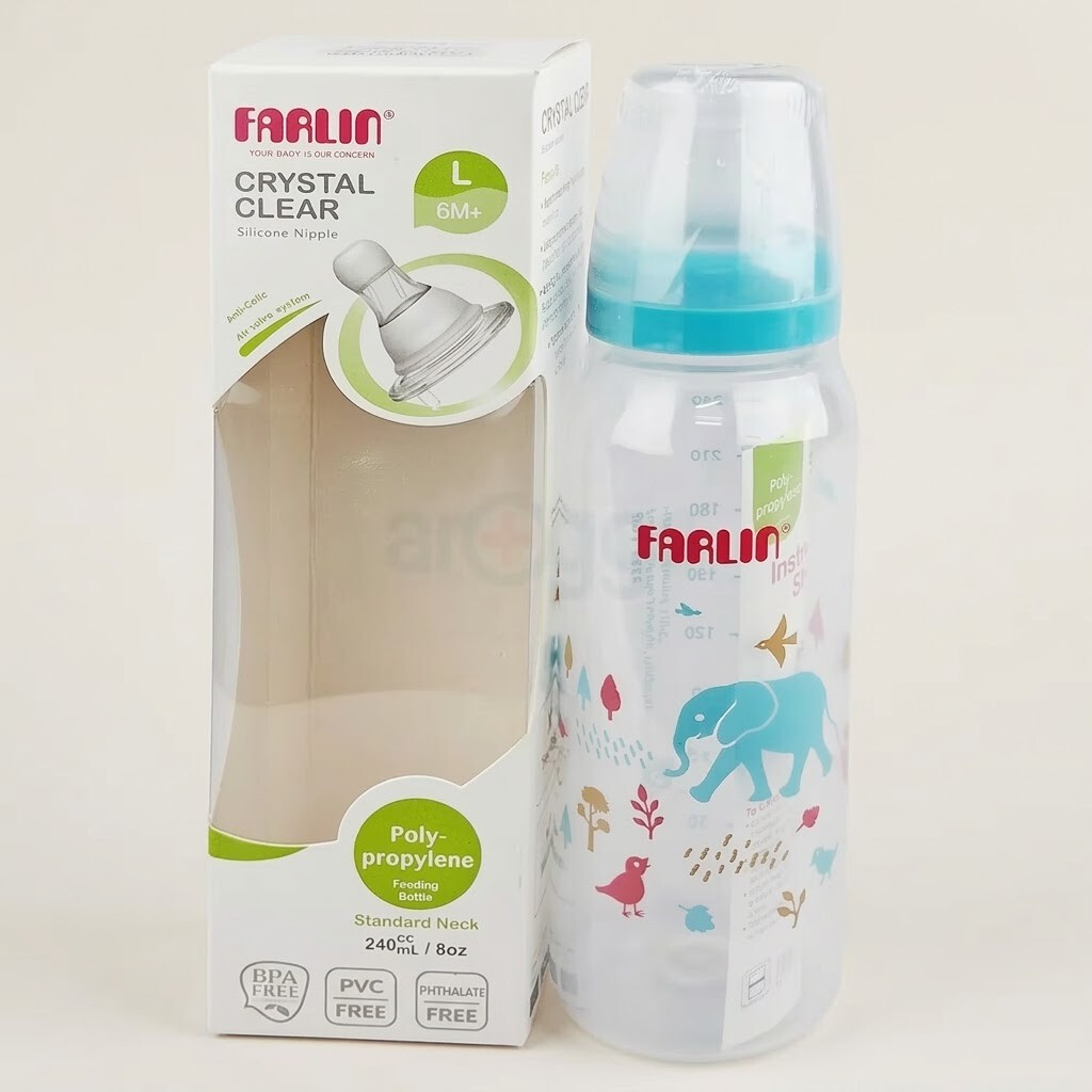 Farlin Crystal Clear Feeding Bottle 240ml AB-41012B