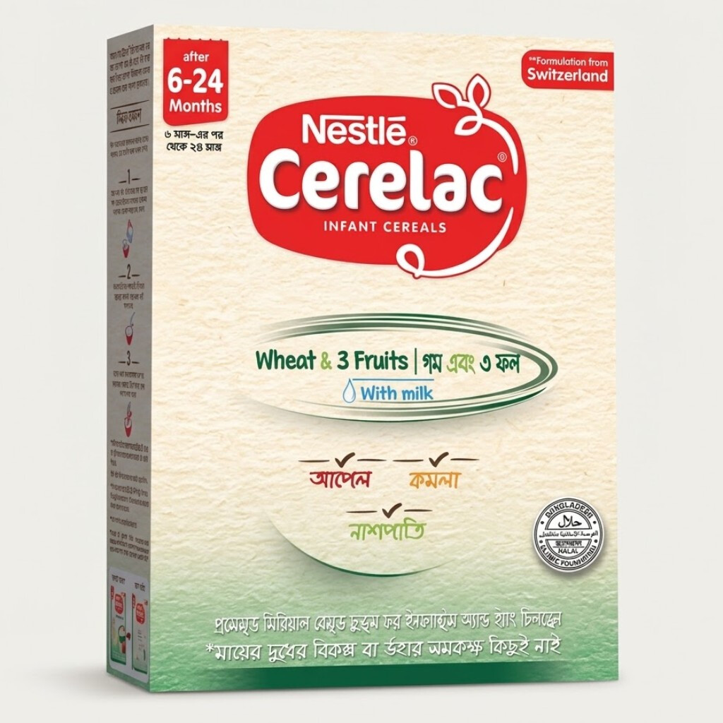 CERELAC Stage 1- 3 Fruits 350gm BIB