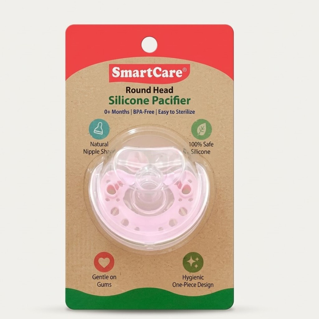 SmartCare Round Head Silicone Pacifier